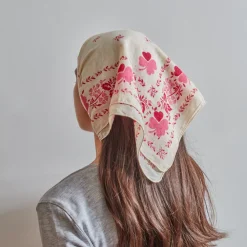 Women Moismont x Merci - Bandana Trèfle - Rose