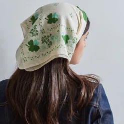 Women Moismont x Merci - Bandana Trèfle - Vert