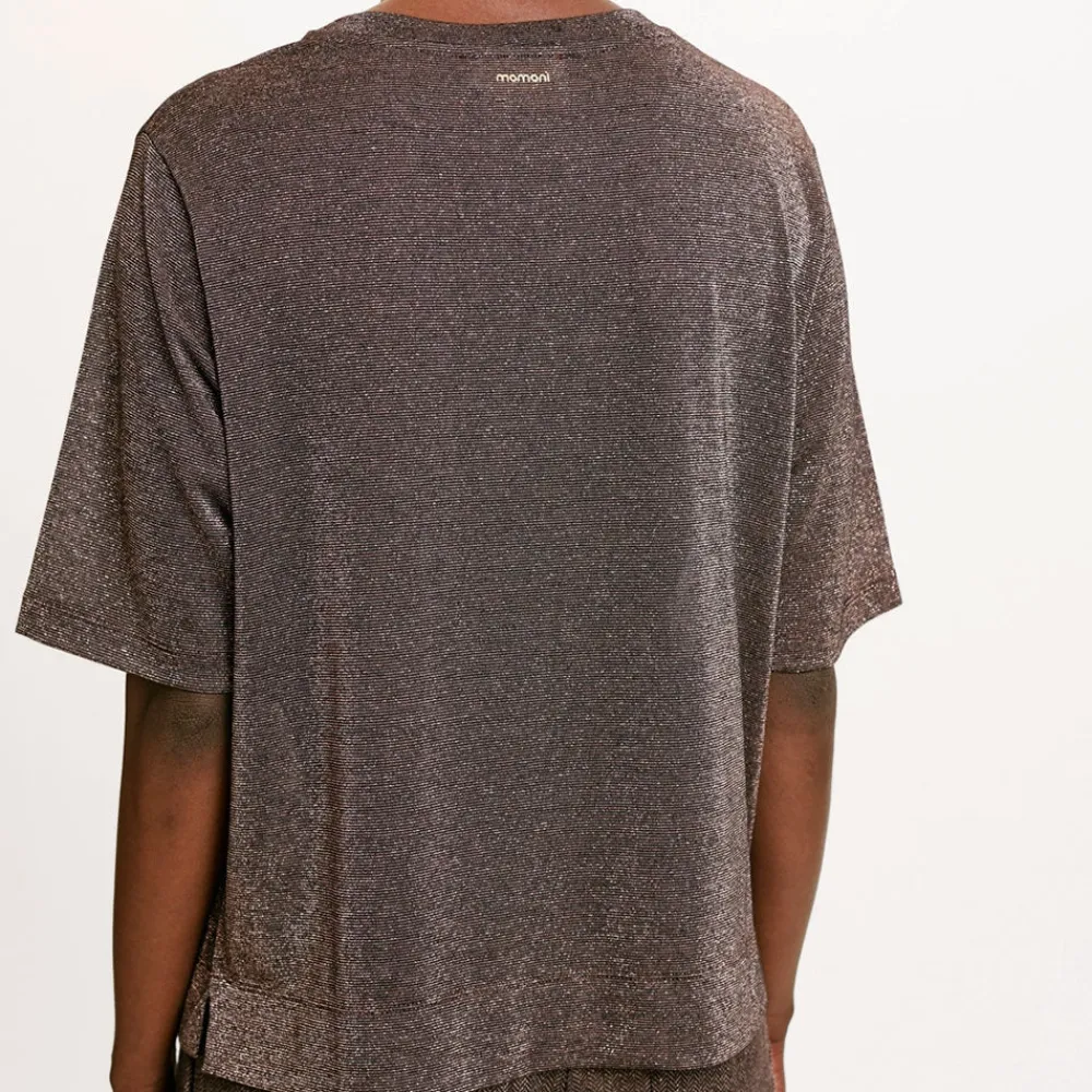 Women Momoni - T-Shirt Iora - Marron