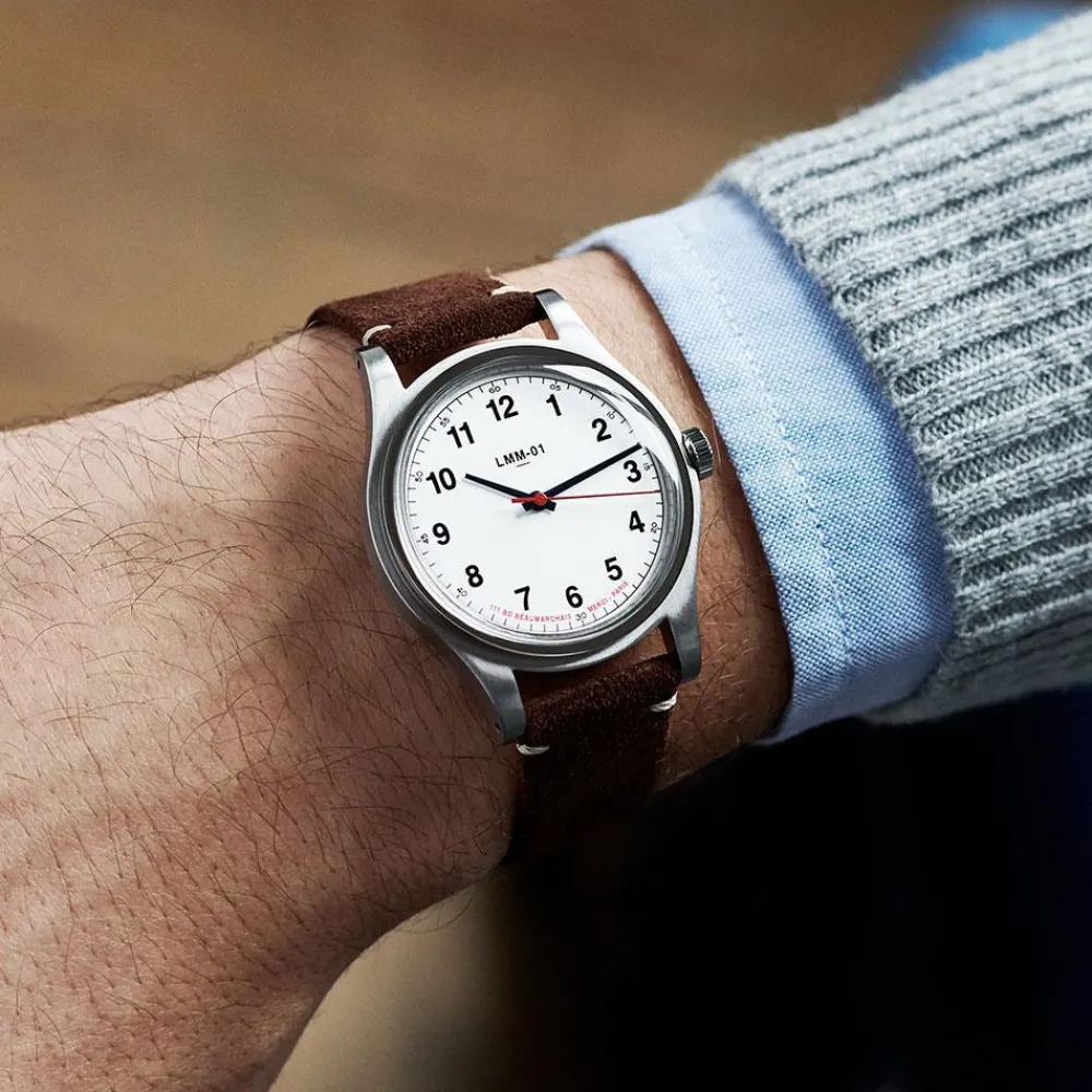 MERCI Montre LMM-01 : Quartz (Original) - Blanc
