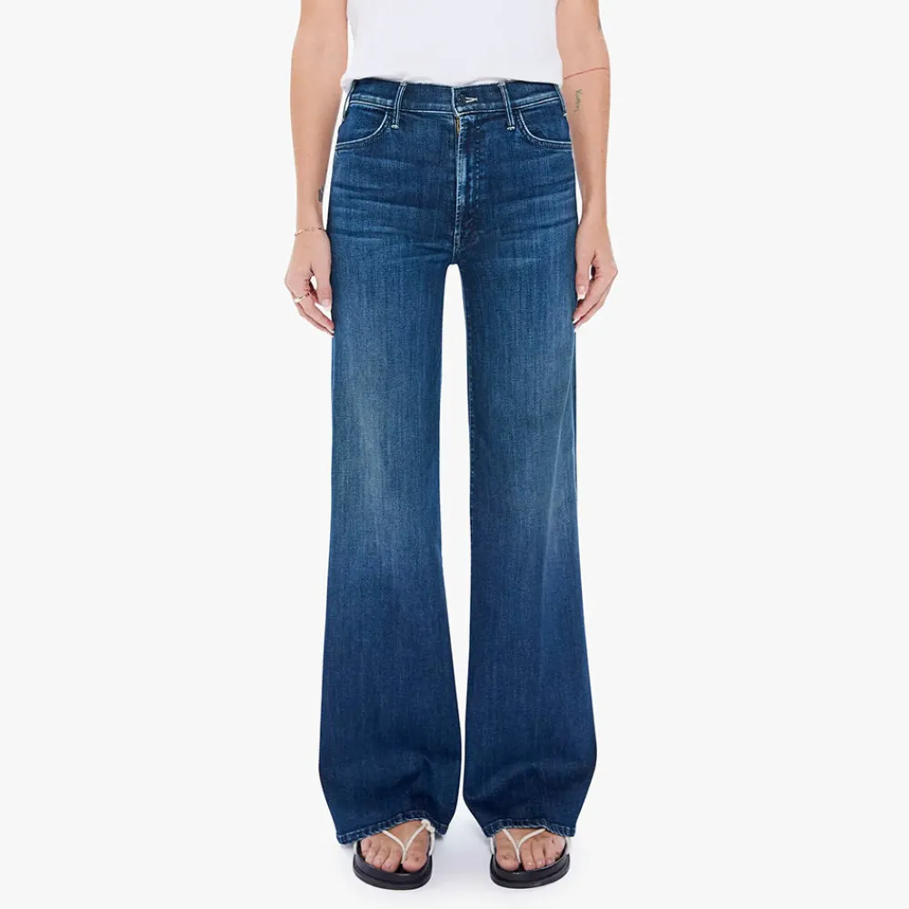 Women Mother - Jean Hustler Roller - Bleu