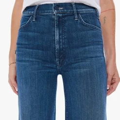 Women Mother - Jean Hustler Roller - Bleu