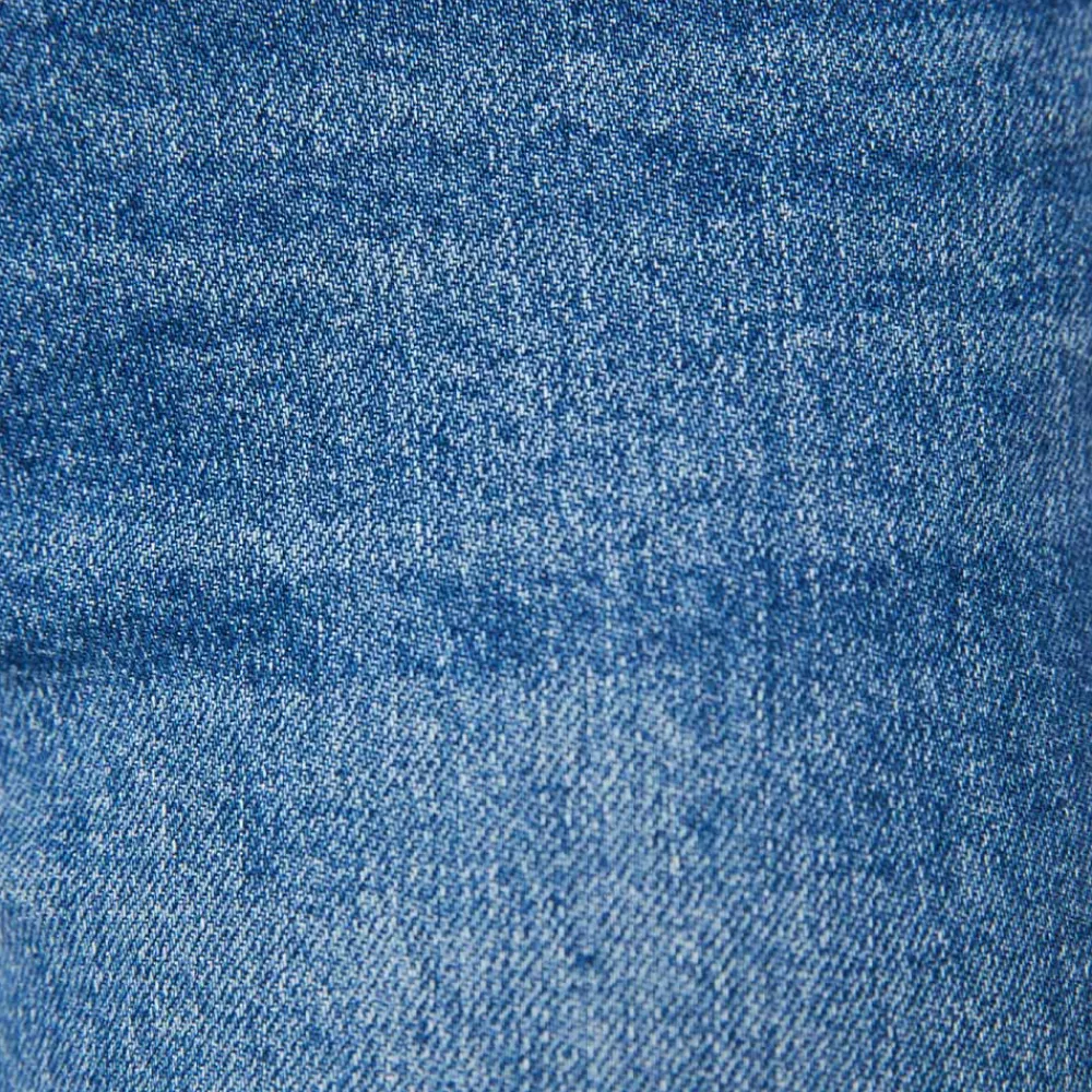 Women Mother - Jeans The Tomcat Ankle Fray - Bleu