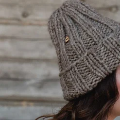 Women MYSSY - Bonnet en Laine - Marron