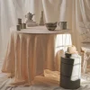 200 LINTEX Nappe en lin lavé - Blanc de Ceruse