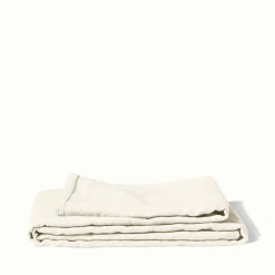 200 LINTEX Nappe en lin lavé - Blanc Gres