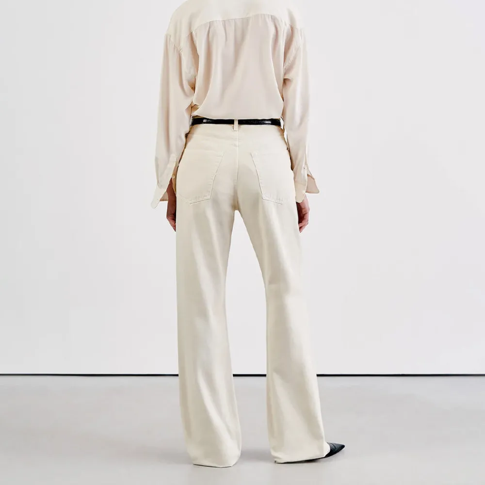 Women Nili Lotan - Jeans Mitchel - Ecru