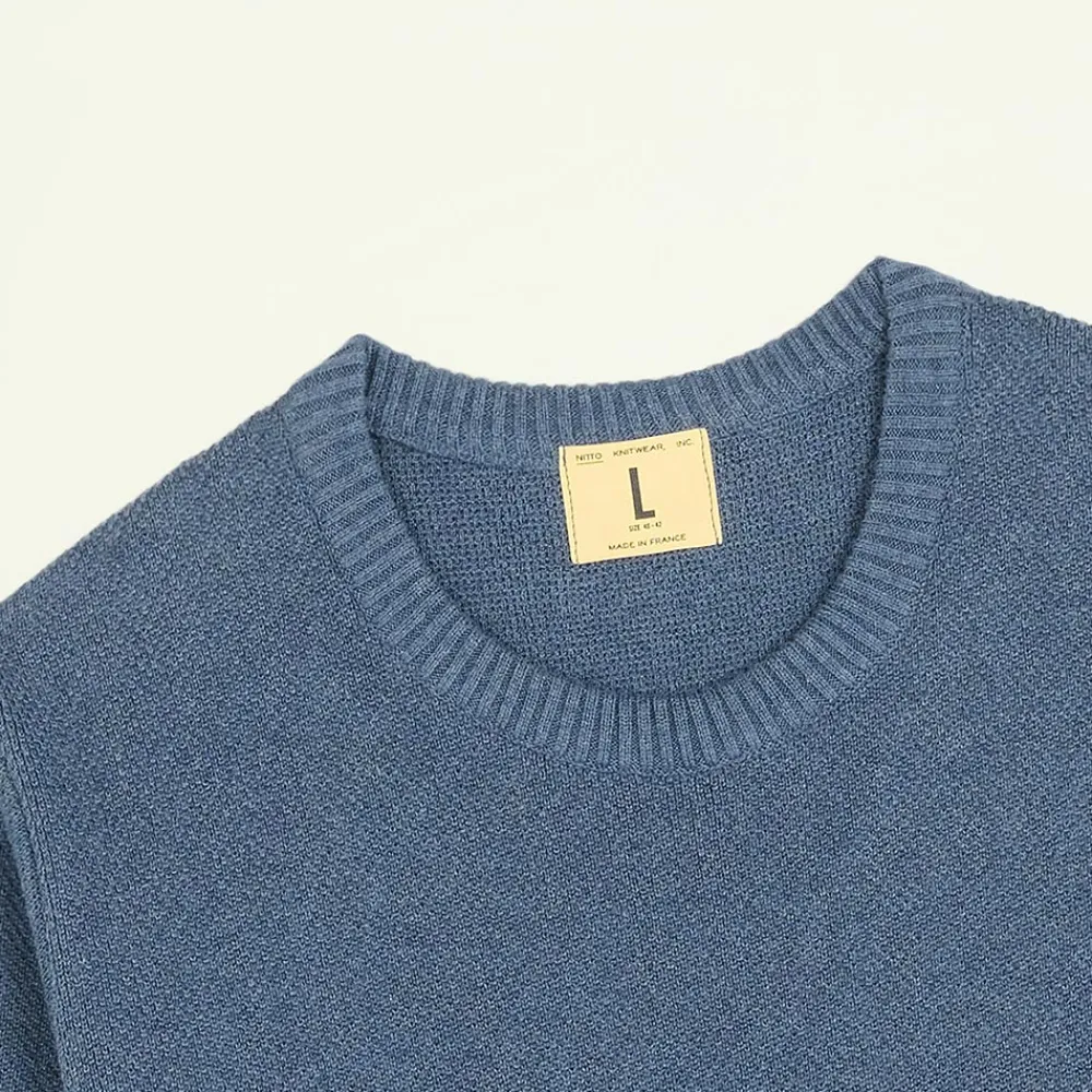 NITTO KNITWEAR - Pull Youri - Indigo