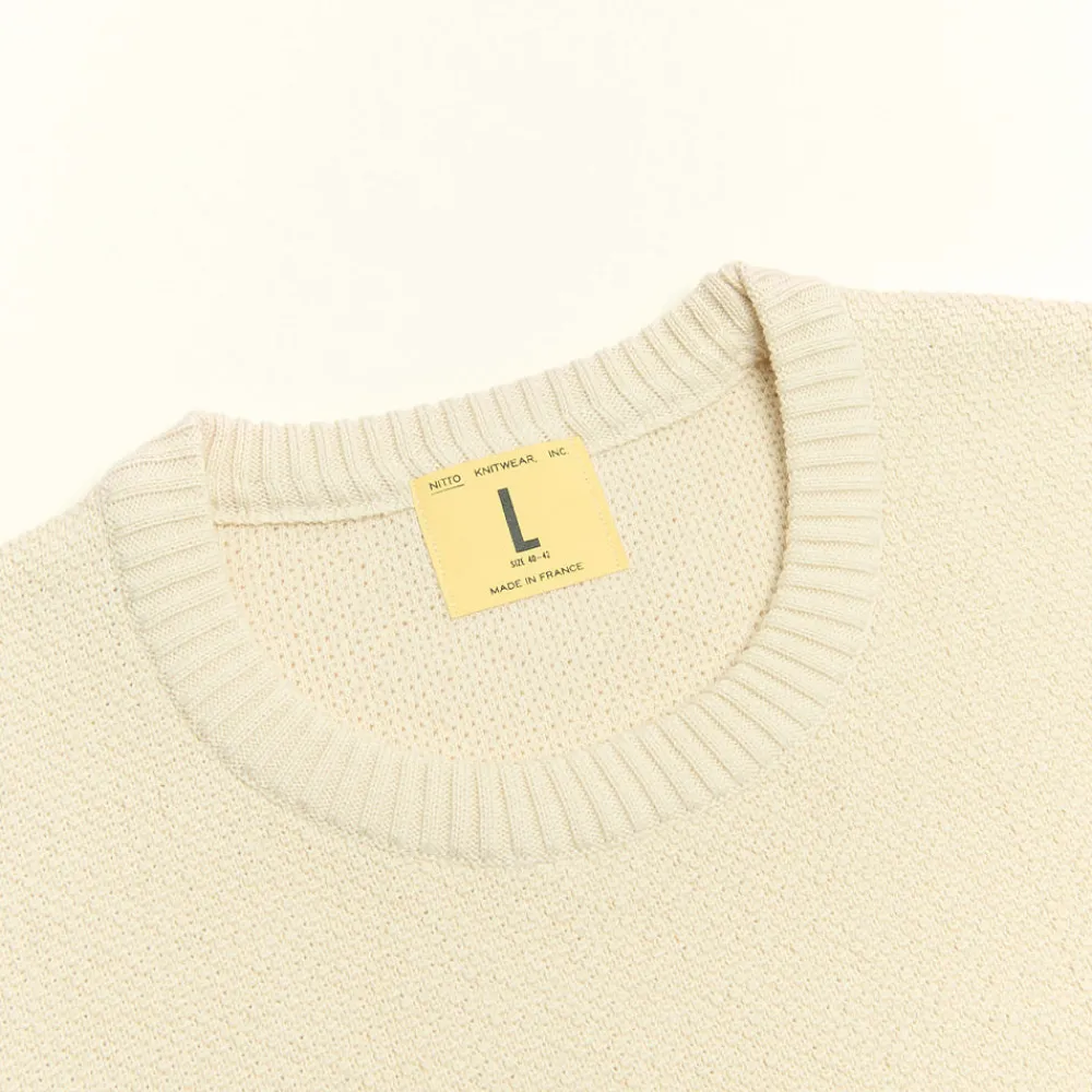NITTO KNITWEAR - Pull Youri - Naturel