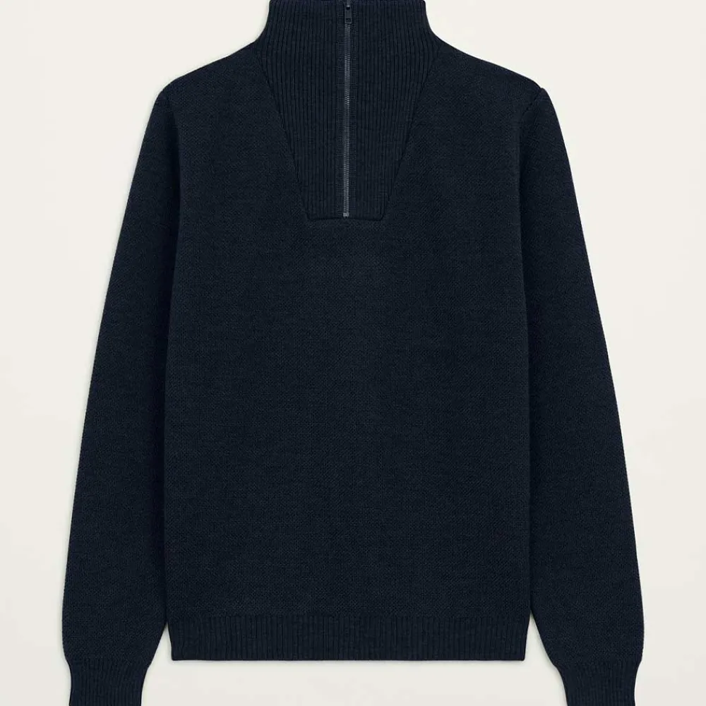 NITTO KNITWEAR - Pull Youri Camionneur - Marine