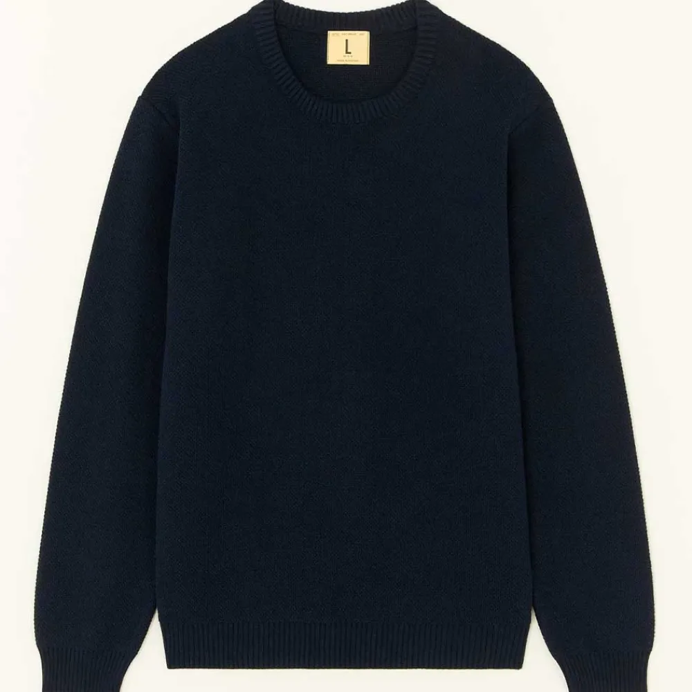 NITTO KNITWEAR - Pull Youri - Marine