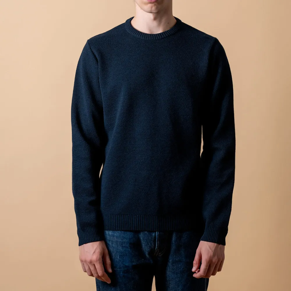 NITTO KNITWEAR - Pull Youri - Marine