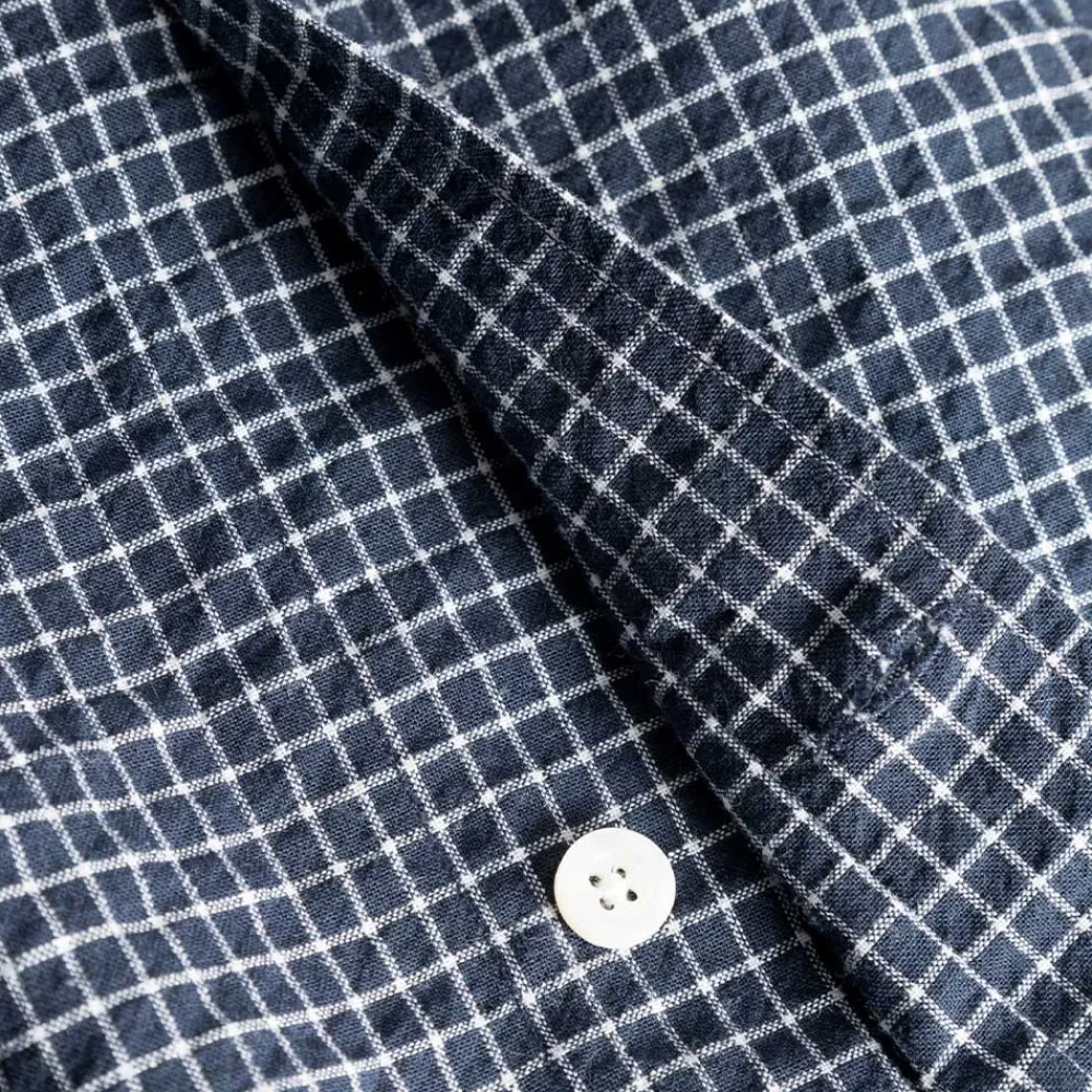 Norse Projects Norse Project - Chemise oversize à carreaux - Marine