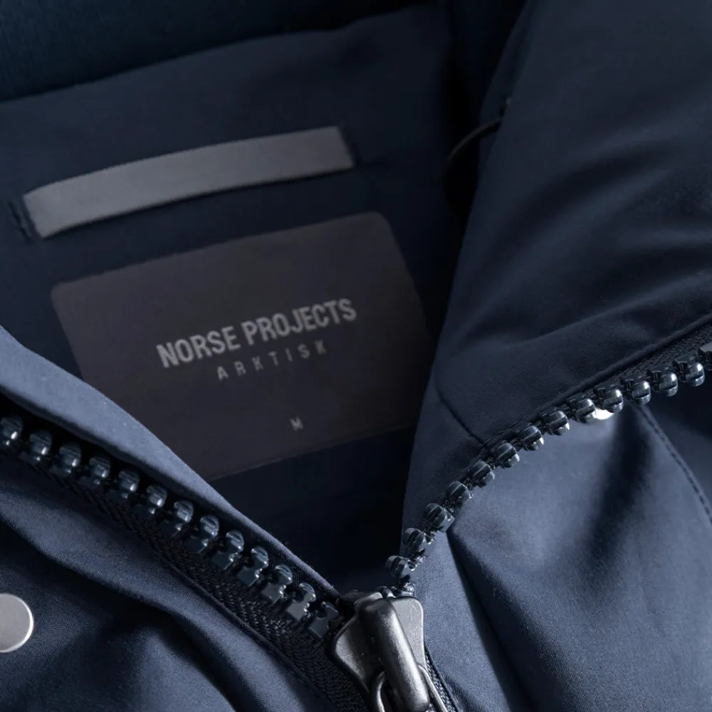 Norse Projects Norse Project - Manteau Rokkvi 7.0 Gore -Tex - Marine