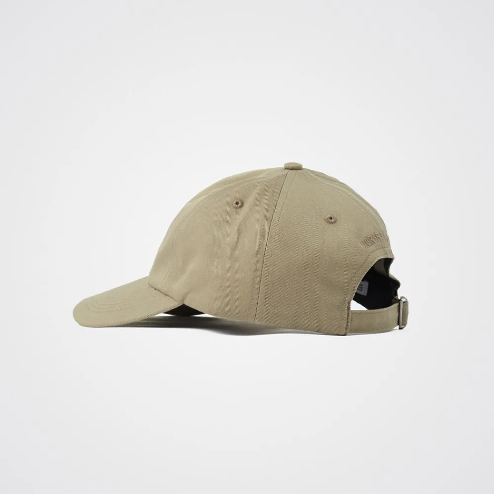 Women Norse Projects - Casquette Twill Sports Cap - Vert Sediment