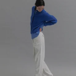 Women Nothing Written - Cardigan Alpaga - Bleu