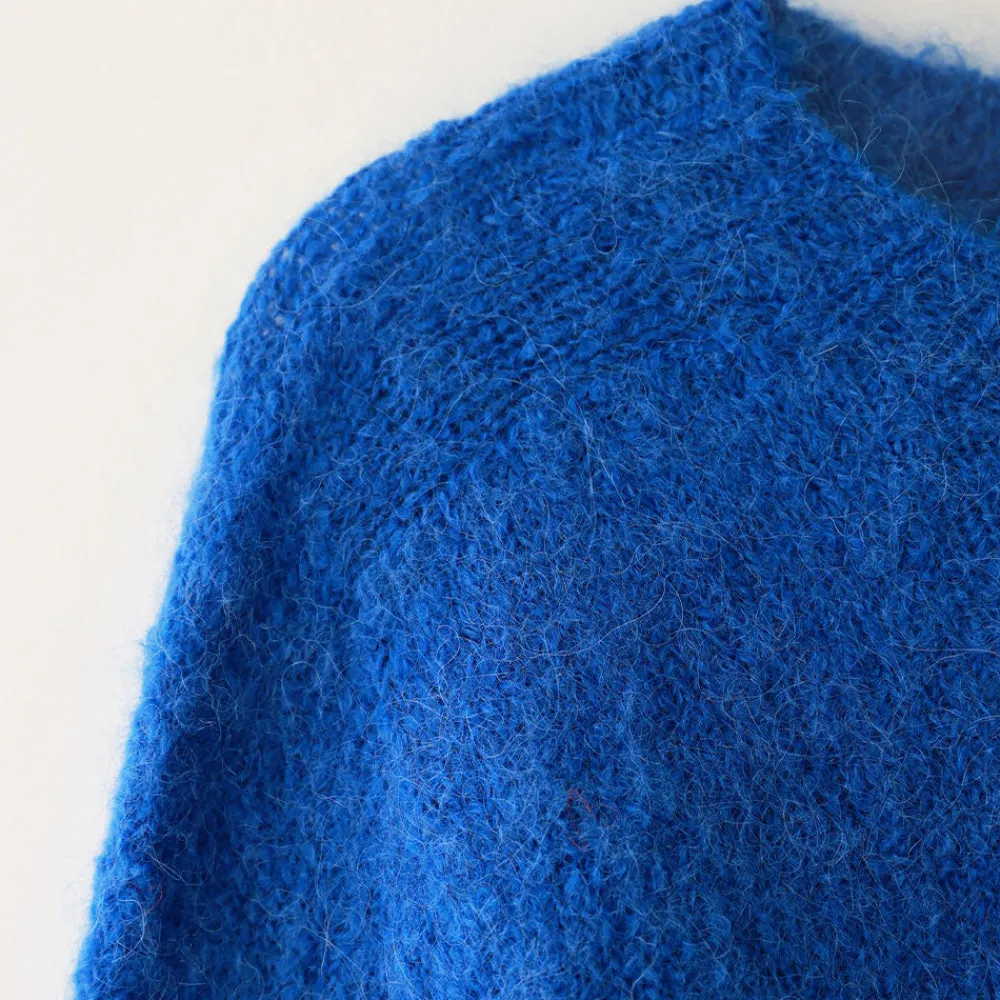 Women Nothing Written - Cardigan Alpaga - Bleu