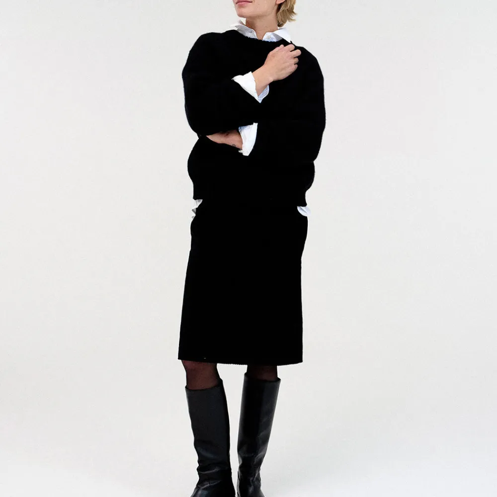 Women Nothing Written - Jupe velours - Noir