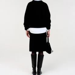 Women Nothing Written - Jupe velours - Noir