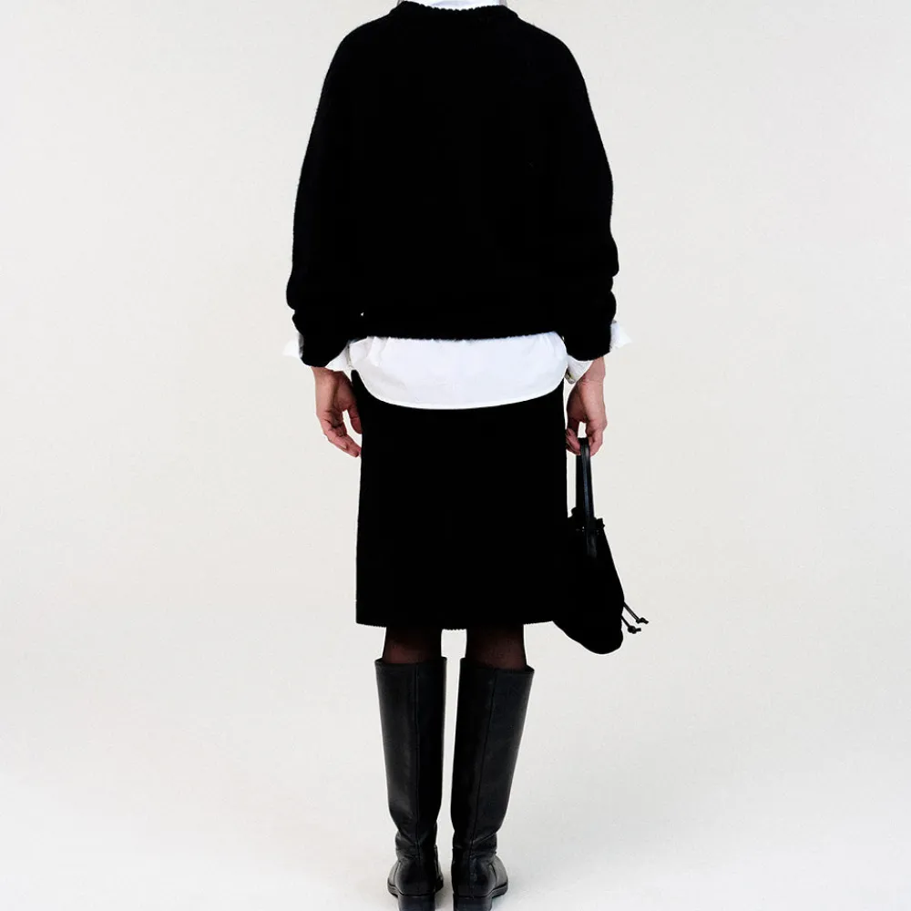 Women Nothing Written - Jupe velours - Noir