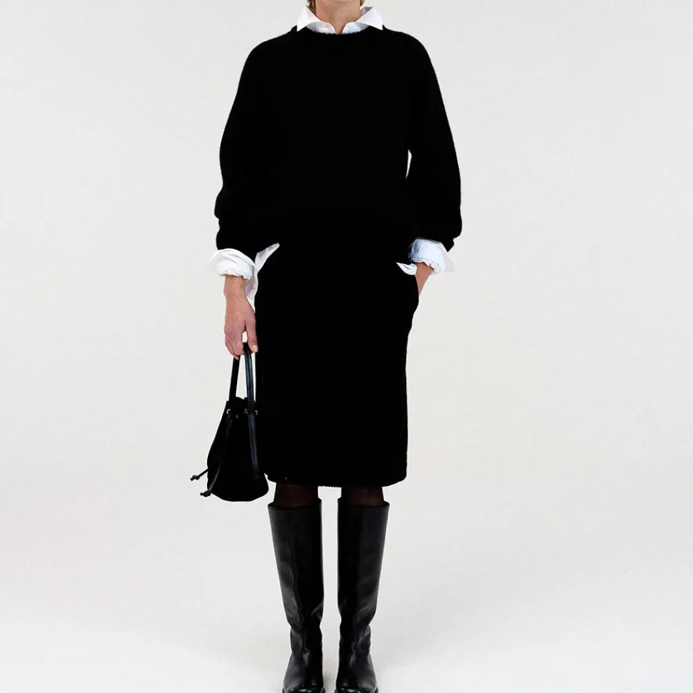 Women Nothing Written - Jupe velours - Noir