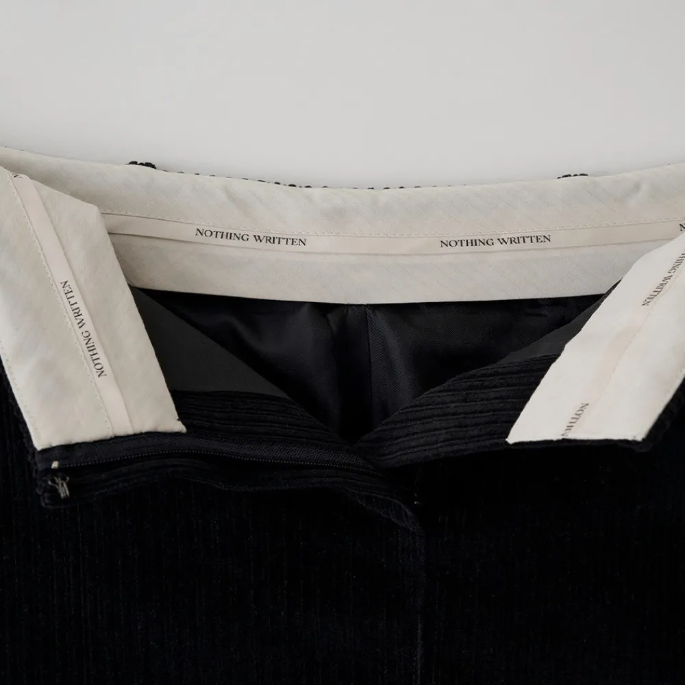 Women Nothing Written - Jupe velours - Noir