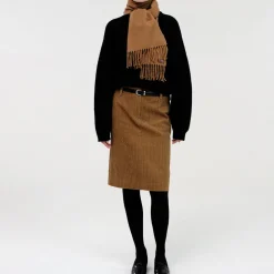 Women Nothing Written - Jupe velours - Camel