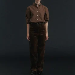 Women Nothing Written - Pantalon velours - Marron