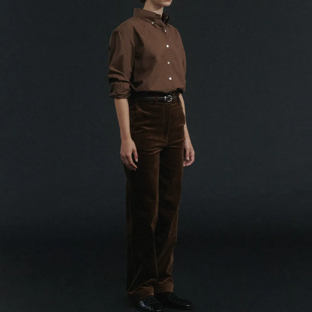 Women Nothing Written - Pantalon velours - Marron