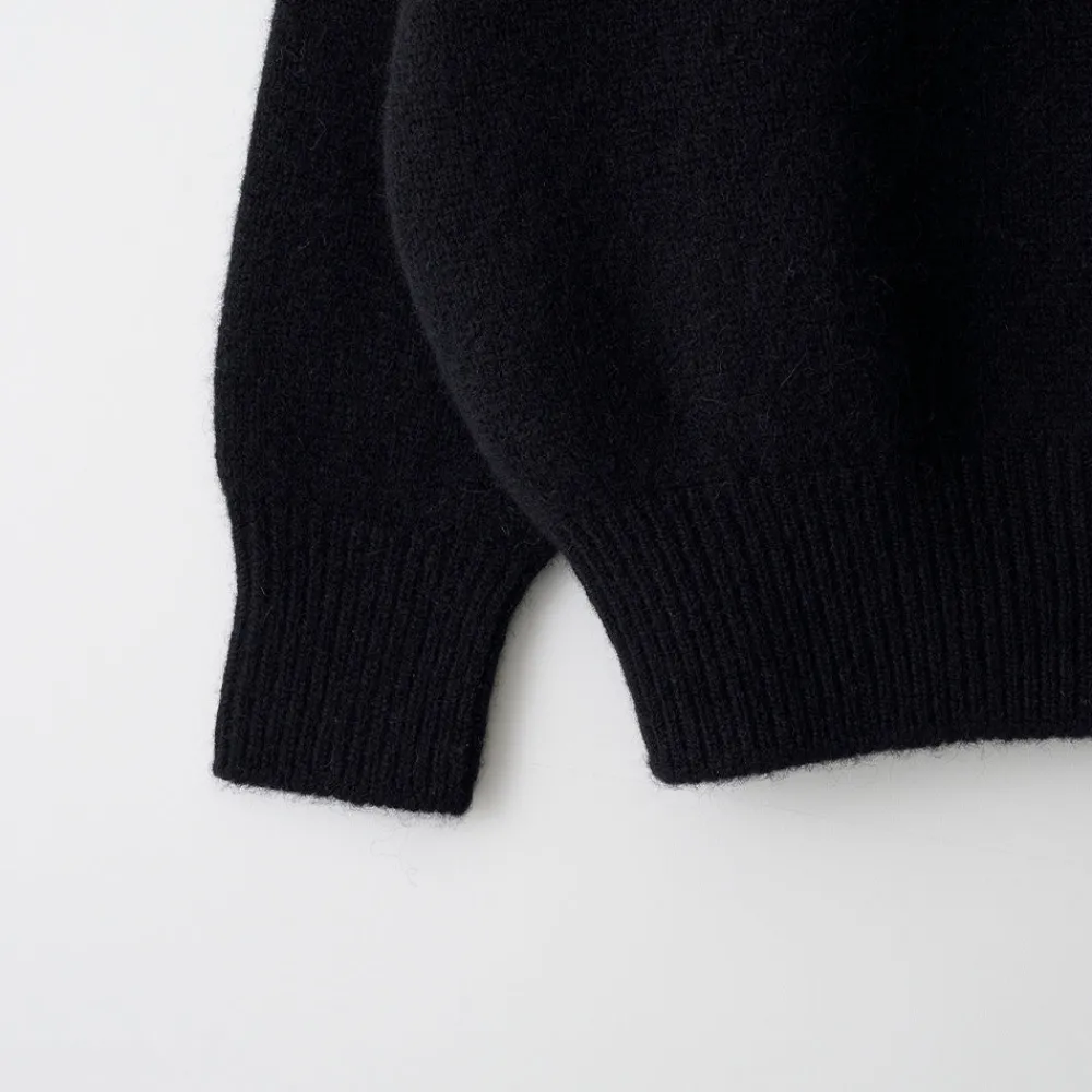 Women Nothing Written - Pull Alpaga - Noir