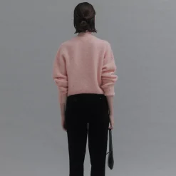 Women Nothing Written - Pull Alpaga - Rose