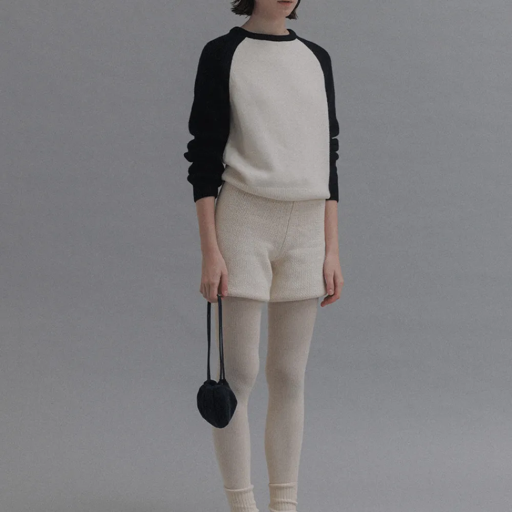Women Nothing Written - Pull Sweat Laine - Bleu