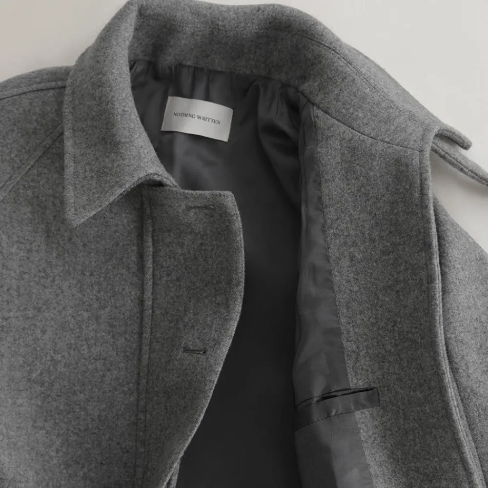 Women Nothing Written -Manteau Cambridge - Gris