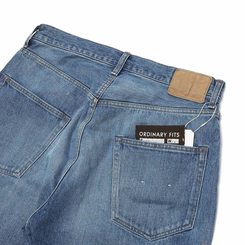 Ordinary Fits - Jeans Loose Ankle Denim remake - Bleu