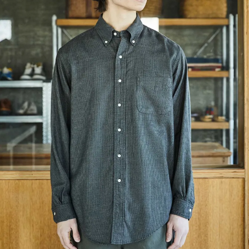 ORSLOW - Chemise en chambray - Charbon
