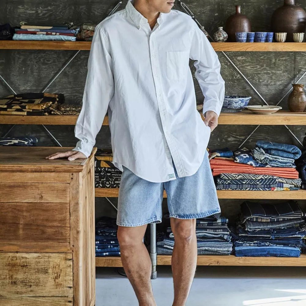 ORSLOW - Chemise Oxford - Blanc