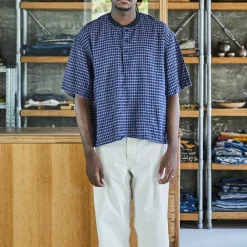 ORSLOW - Chemise Pullover - Marine