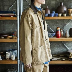 ORSLOW - Veste Décontracté Coverall - Marron