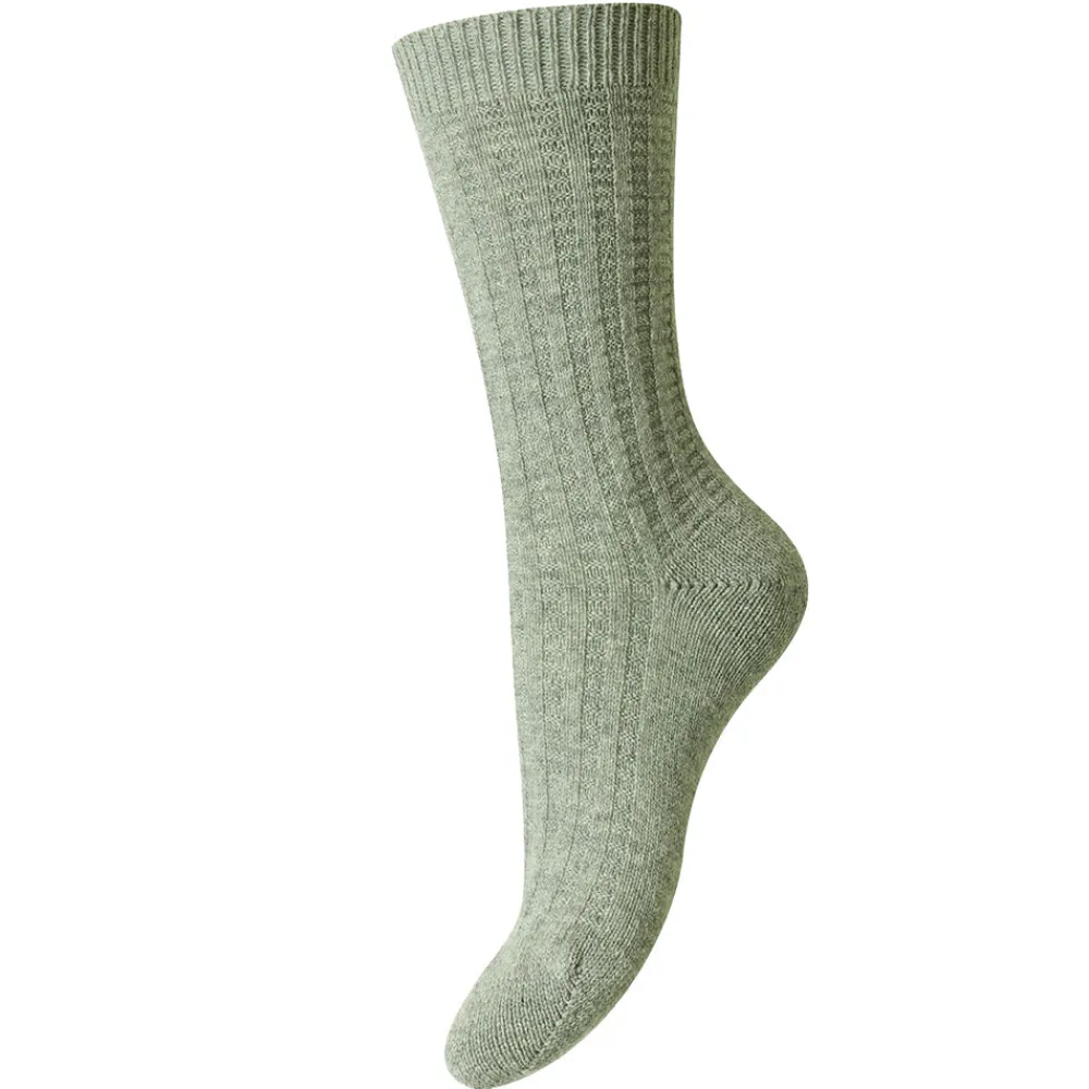 Women Pantherella - Chaussettes Cachemire Recyclé - Gris