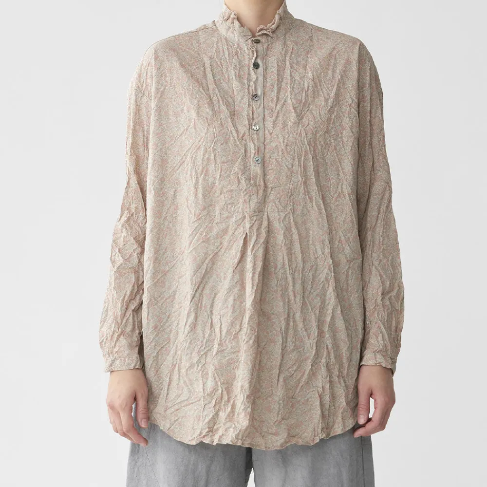 Women PAS DE CALAIS - Chemise Imprimée Fleurie - Beige