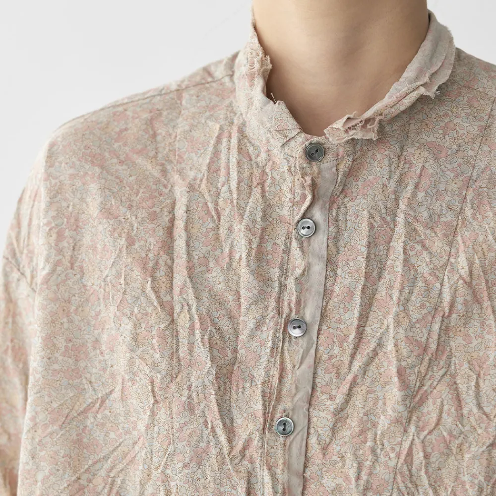 Women PAS DE CALAIS - Chemise Imprimée Fleurie - Beige