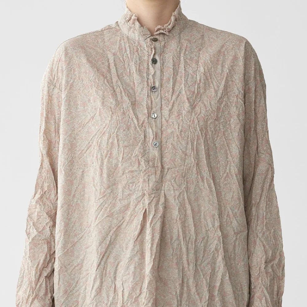 Women PAS DE CALAIS - Chemise Imprimée Fleurie - Beige