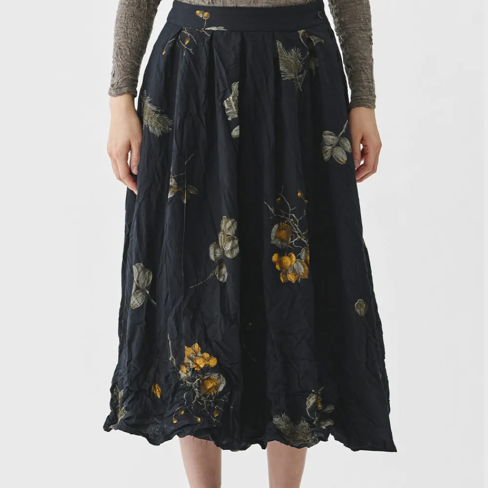 Women Pas de Calais - Jupe Imprimée - Noir