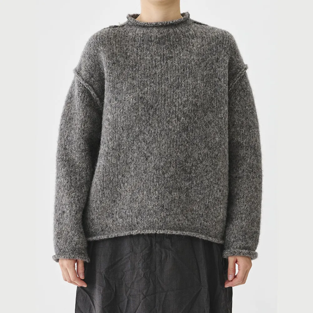 Women Pas de Calais - Pull Alpaga - Gris