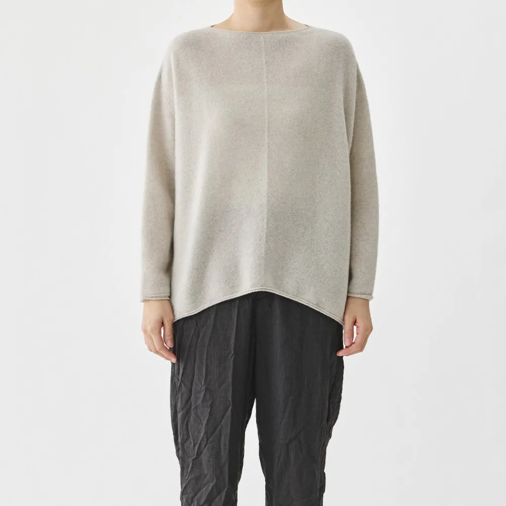 Women Pas de Calais - Pull Col Bateau - Beige