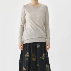 Women Pas de Calais - T-Shirt Manches longues - Beige