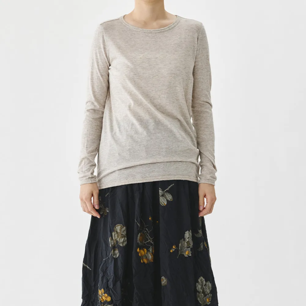 Women Pas de Calais - T-Shirt Manches longues - Beige