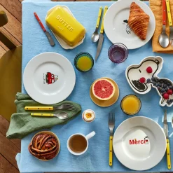 1859 ESSEASCREEN Peanuts x Merci - Assiette à dessert - Voiture