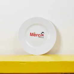 1859 ESSEASCREEN Peanuts x Merci - Assiette à dessert - Logo Merci
