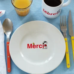 1859 ESSEASCREEN Peanuts x Merci - Assiette à dessert - Logo Merci